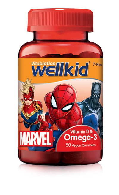 WELLKID MARVEL DHA OMEGA3 JELLIES 50 JELLIES