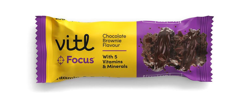 Vitl Focus Vitamin and Protein Bar Chocolate Brownie Flavour