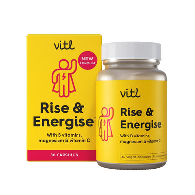 Vitl Rise & Energise with B vitamins magnesium and vitamin C