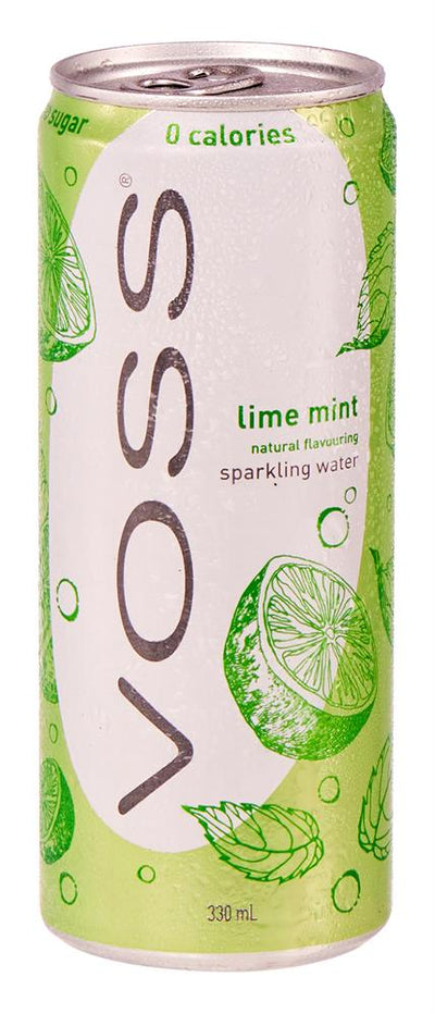 Voss Sparkling Lime Mint 330ml