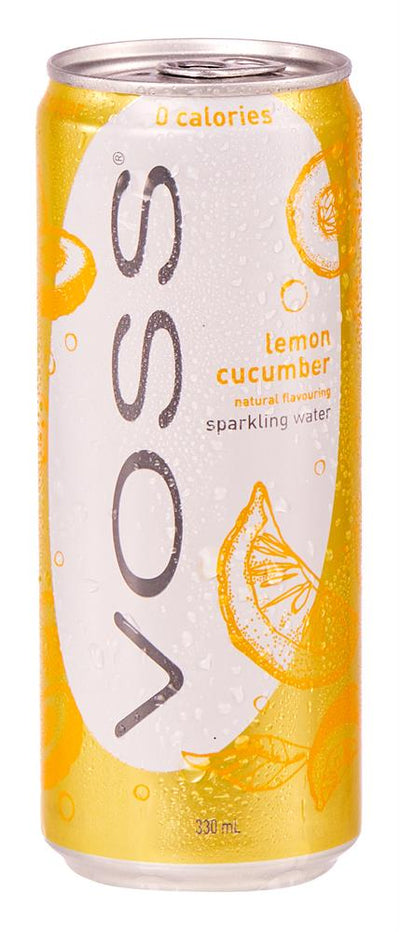Voss Sparkling Lemon Cucumber 330ml