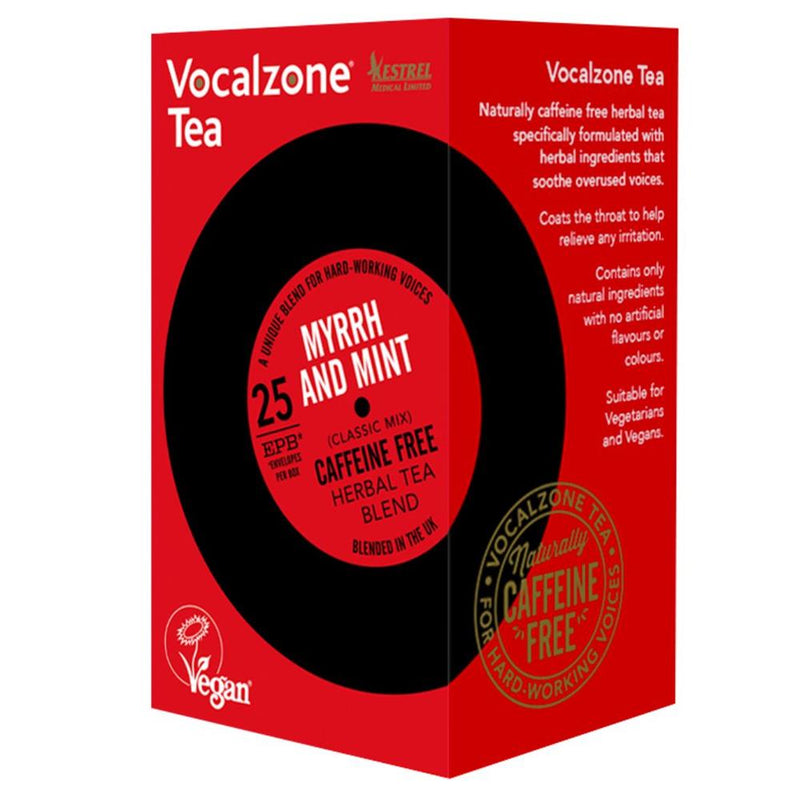 Vocalzone Mint and Myrrh Tea 25bags