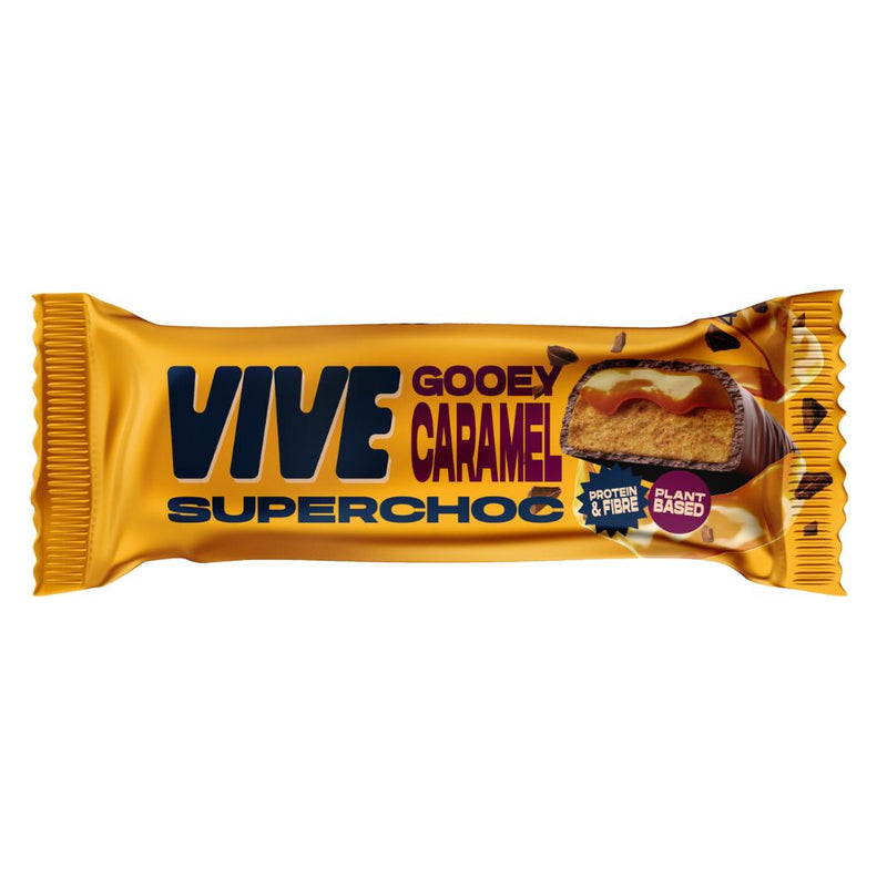 Superchoc Gooey Caramel - Plant Based Chocolate Bar - 40g