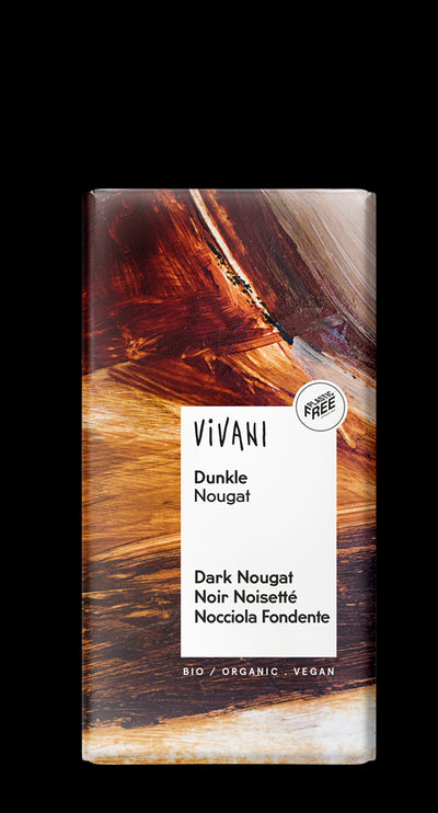 Dark Nougat Chocolate Vegan Organic 100g