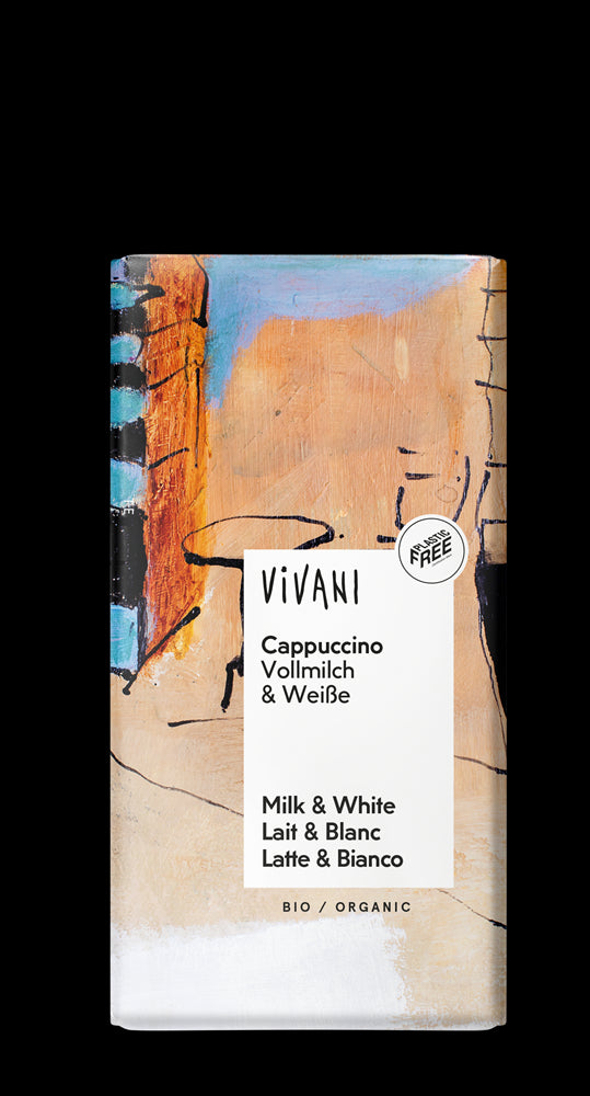 Milk White Cappuccino Chocolate Organic 100g