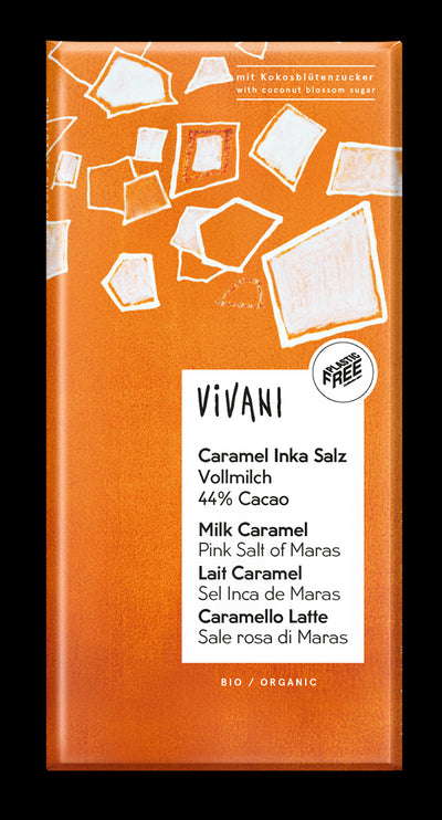 Milk Caramel Salted Chocolate Organic 80g