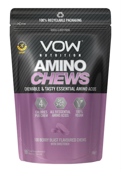 Amino Chews Berry - Food sup with Sweetener - 100 chews