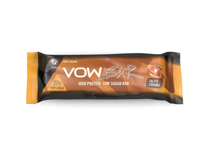 Vow Bar Salted Caramel Vegan High-Protein Chocolate Snack 48g