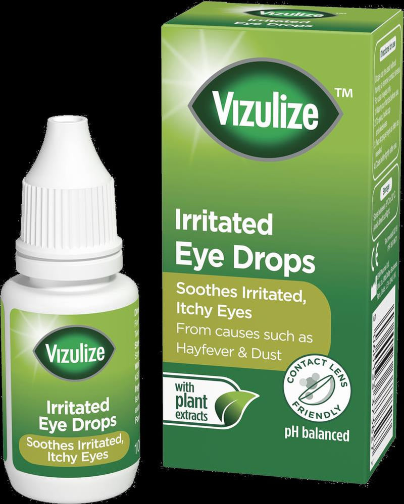 Soothes irritated eyes. From causes such as hayfever and dust.