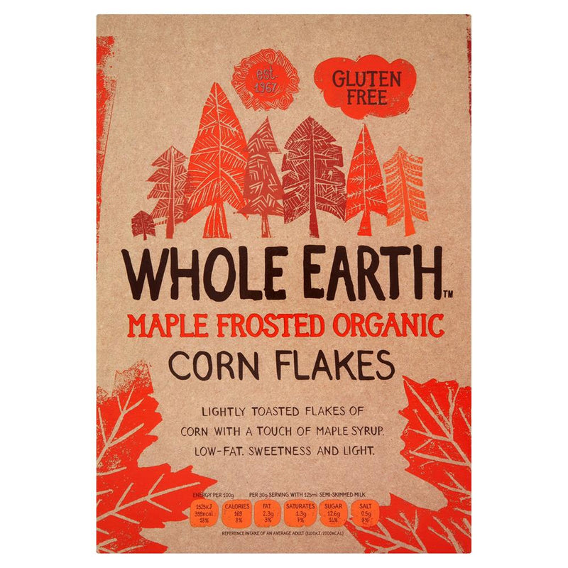 Whole Earth Organic Maple Frosted Flakes 375g