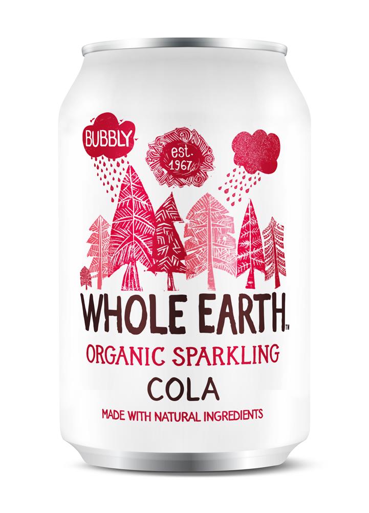 Whole Earth Lightly Sparkling Organic Cola 330ml