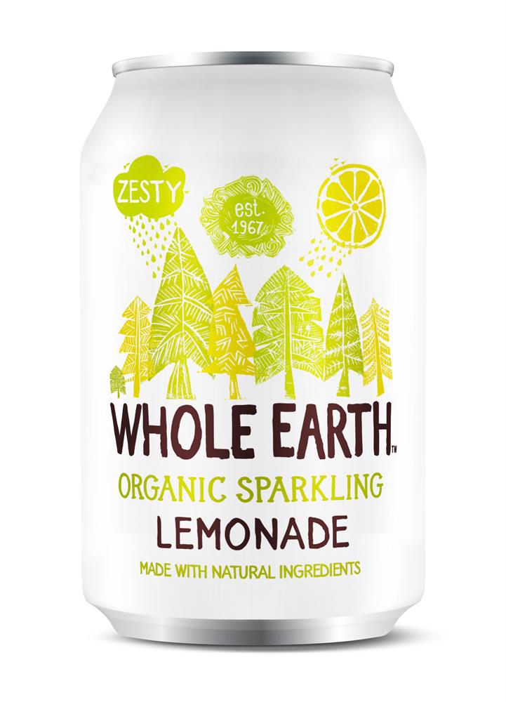 Whole Earth Lightly Sparkling Organic Lemonade 330ml