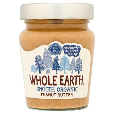 Whole Earth Smooth Organic Peanut Butter 227g