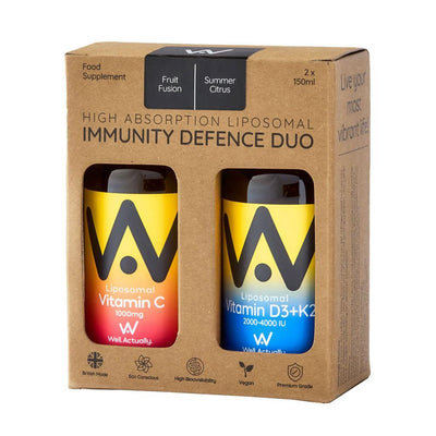 Immune Defence Duo - Vitamin C + D3 & K2 - Liposomal Liquid