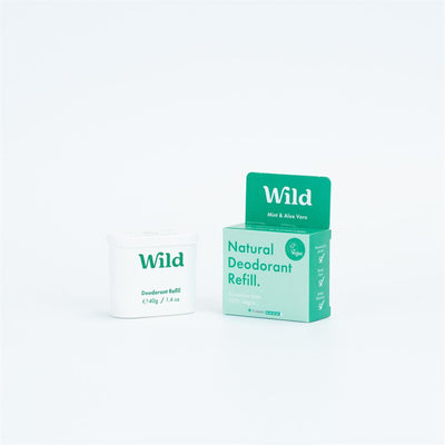 Wild Men's Mint & Aloe Vera Deo Refill 40g