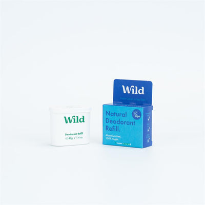 Wild Men's Fresh Cotton & Sea Salt Deo Refill 40g