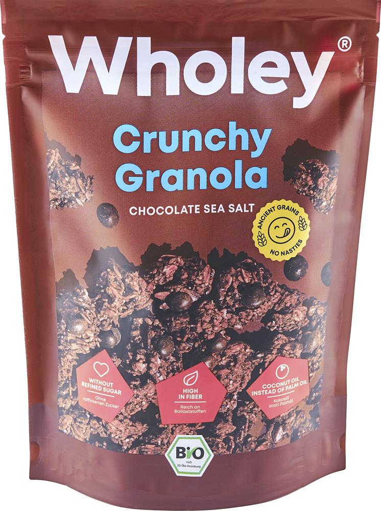 Wholey Chocolate and Sea Salt Granola 300g