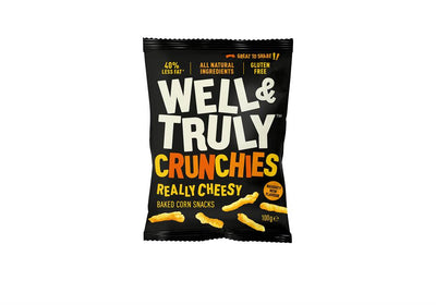 Well & Truly Crunchies Really Cheesy Snack 100g