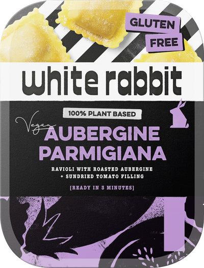 White Rabbit Aubergine Parmigiana Ravioli 250g