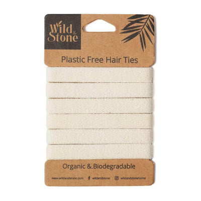 Plastic Free Hair Ties - 6 Pack - Blonde