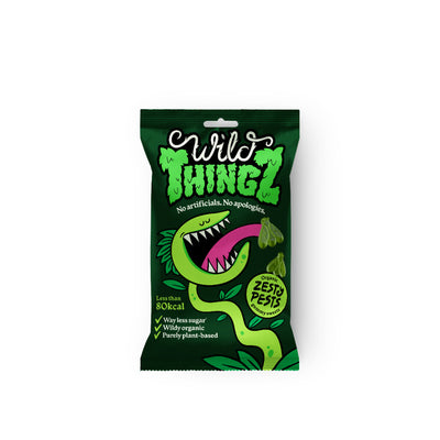 Wild Thingz Organic & Vegan Sweets Zesty Pests 25g