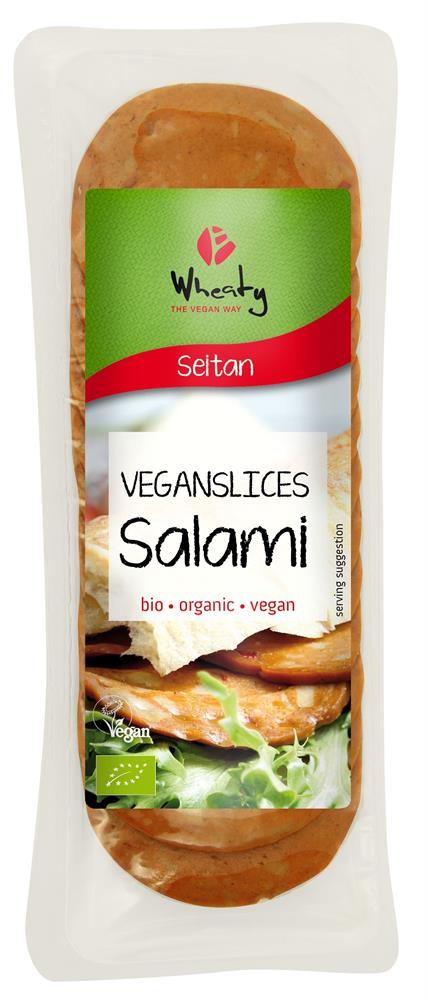 Organic Vegan Salami Slices 100g