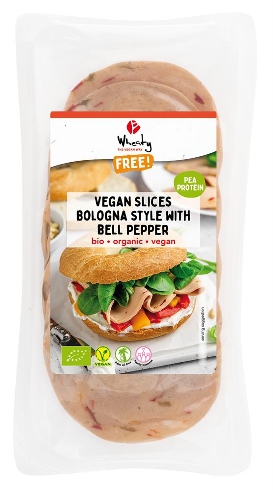 Vegan Slices Bologna Style with Bell Pepper 80g