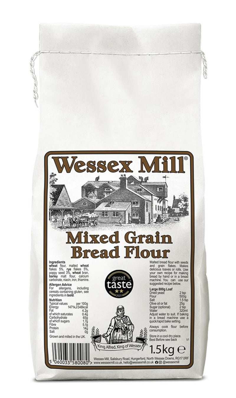 Malted Bread Flour With Seeds And Grain Flakes 1.5Kg