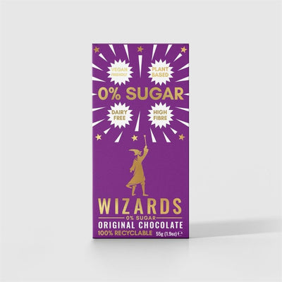 0% Sugar Original Chocolate Bar 55g