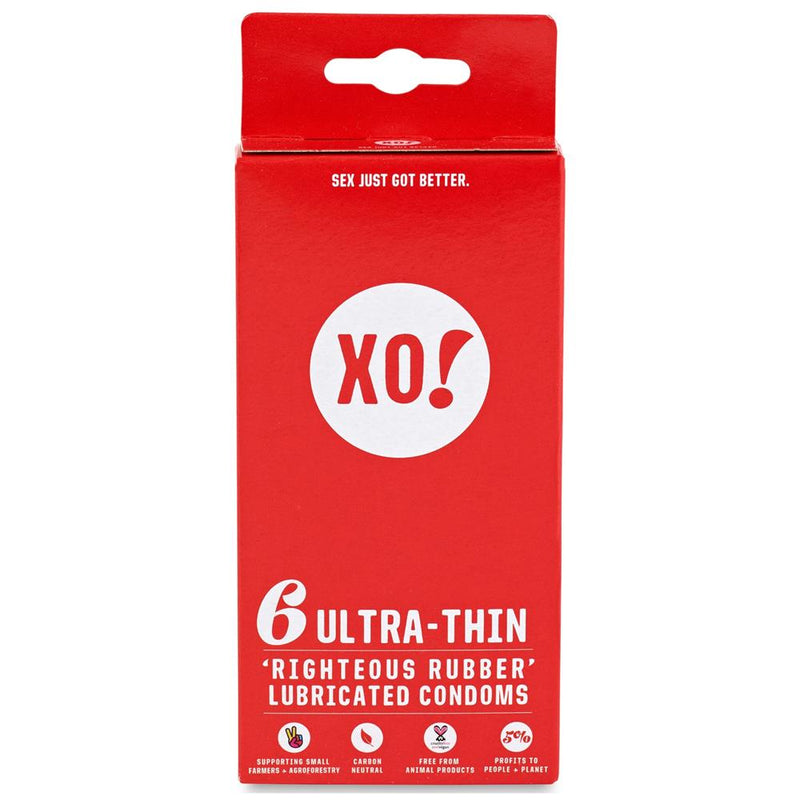 6 ultra-thin CO2-neutral vegan natural latex condoms