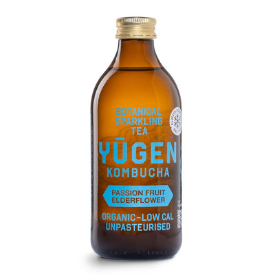 Yugen Kombucha Organic Passionfruit Elderflower 325ml Bottle