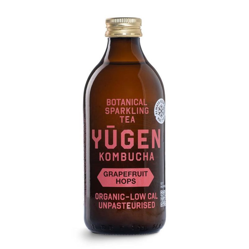 Yugen Kombucha Organic Grapefruit Hops 325ml Bottle