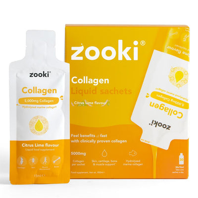 Marine Collagen 5000mg Citrus Lime 30x15ml Liquid Sachets