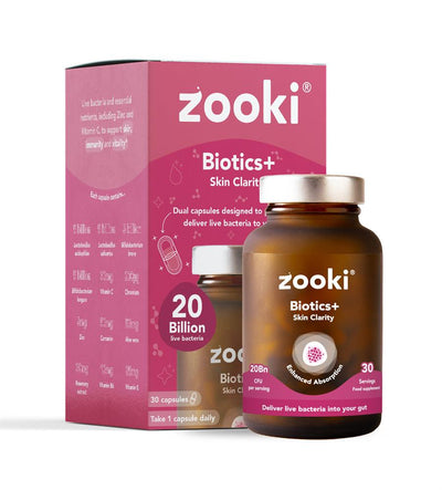 Biotics+ Skin Clarity. 30 capsule