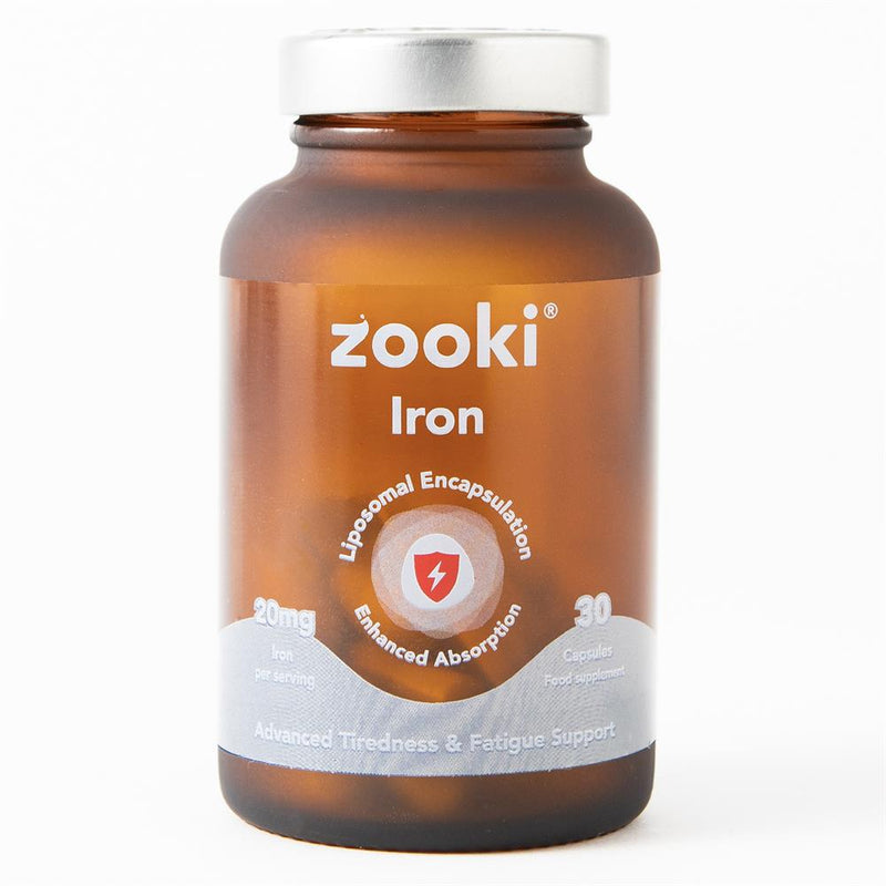 Zooki Liposomal Iron 20mg 60 Capsules