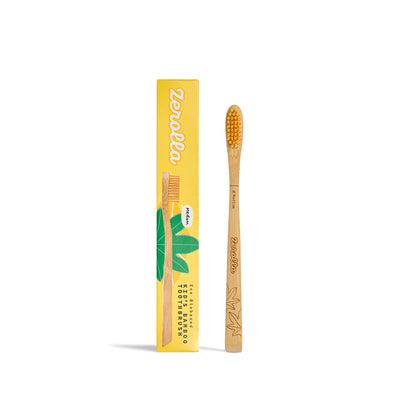 Eco Biobased Kid's Bamboo Toothbrush - Kinder Medium Bristles 1 Unit