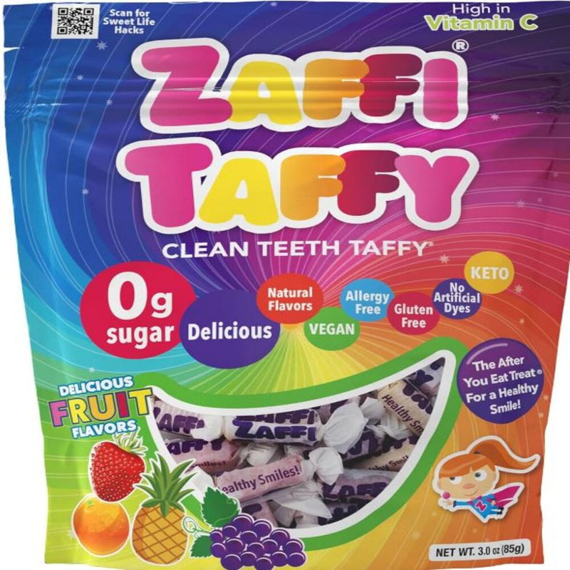 No Sugar Zaffi Fruit Taffy 80g