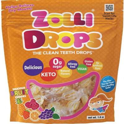 Sugar Free Fruit Drops Pouch 45g