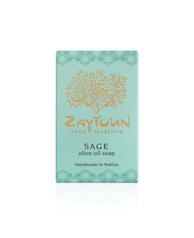 Sage Scented Olive Oil Soap Bar 100g