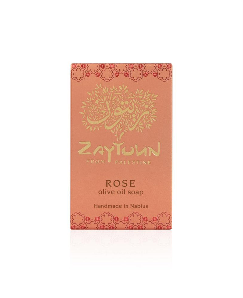 Rose Scented Olive Oil Soap Bar 100g