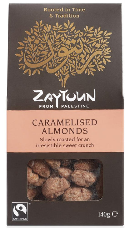 Fairtrade Caramelised Almonds 140g