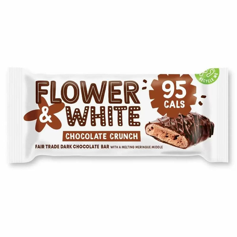 Flower & White Chocolate Crunch Meringue Bar (20g)