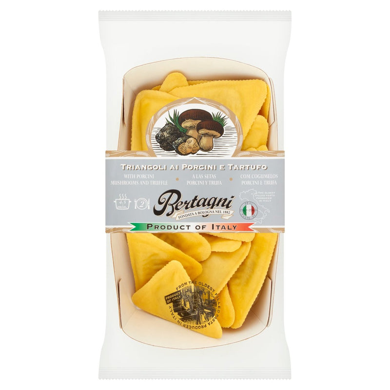 Bertagni Porcini Mushroom and Truffle Triangoli (250g)