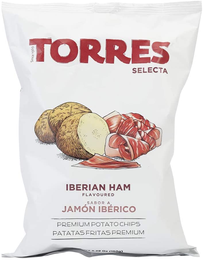 Torres Iberian Ham Potato Crisps (125g)