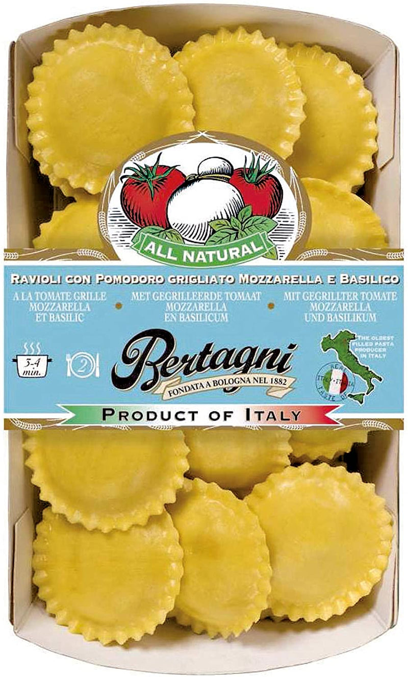 Bertagni Ravioli Tomato Mozarella & Basil (250g)