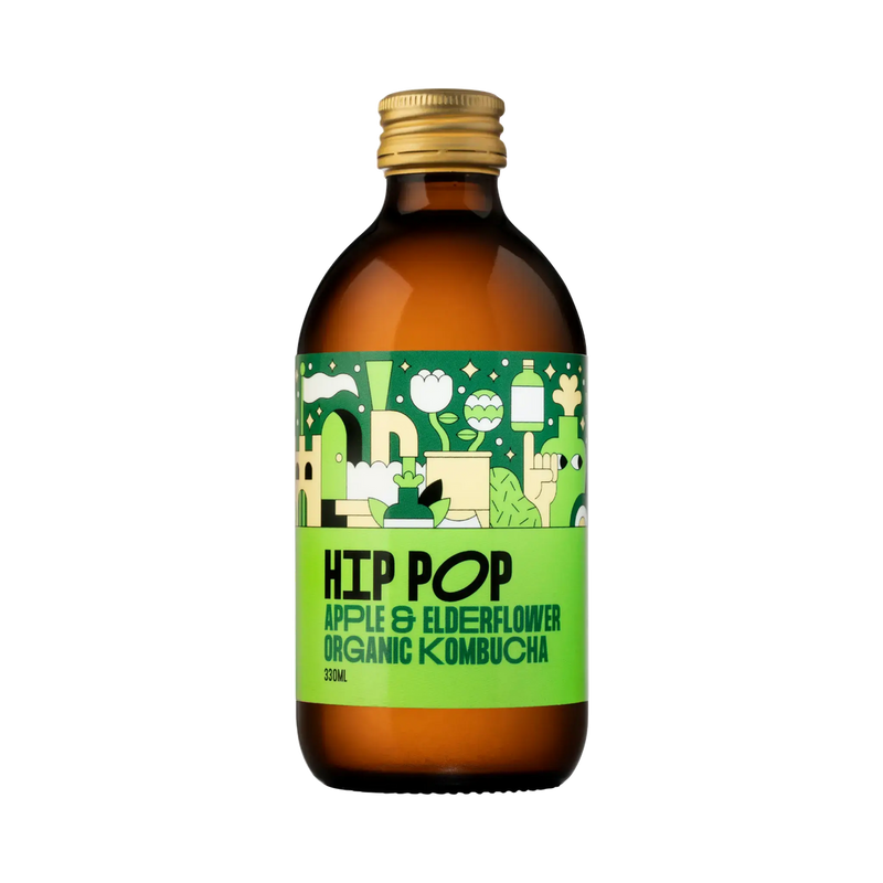 Hip Pop Apple Elderflower Kombucha