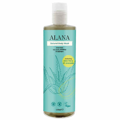 Aloe and Avocado Body Wash 100ml Convenience/Travel Bottle