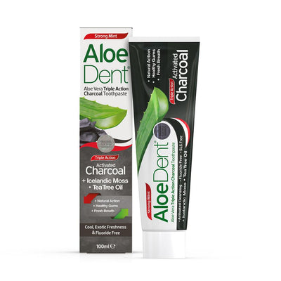 AloeDent Activated Charcoal Toothpaste