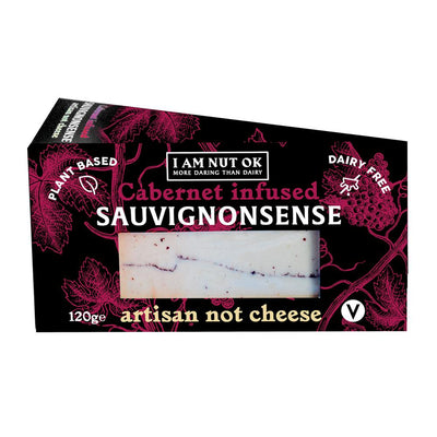 Sauvignonsense - Cabernet Infused Vegan Cheese 120g