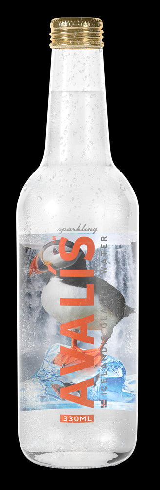 Avalis Icelandic Glacier Water Sparkling 330ml Glass Bottle